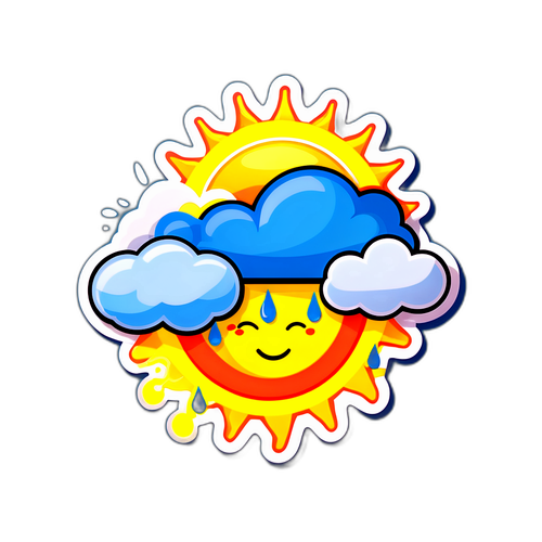 Masiglang Sticker ng Panahon