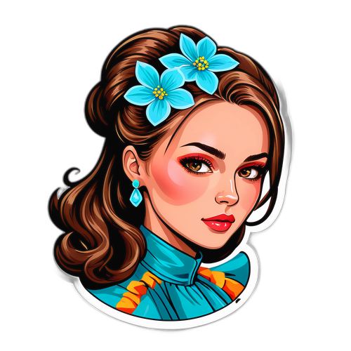 カロリーナ・ムホバの美しさを引き立てるグラマラスなデザイン