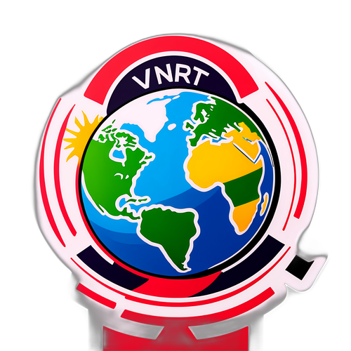 VRT NWS Wereldlogo Sticker