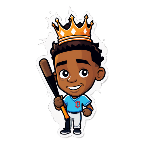 Fun Francisco Lindor Crown Sticker
