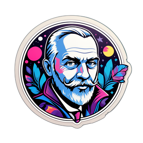 Sticker Jukka Kopran Taiteellisessa Tyylissä