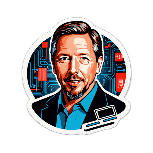 Isang Eleganteng Sticker ni Larry Ellison