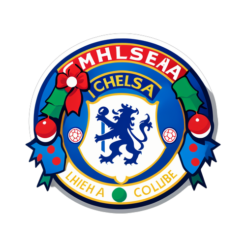 Festive Chelsea vs Morecambe Sticker