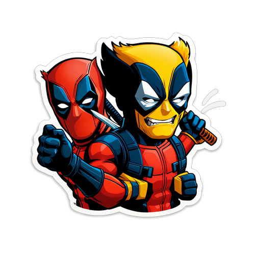 Smrtící Komiksová Dvojka: Deadpool a Wolverine v Akčním Humorovém Vydání!