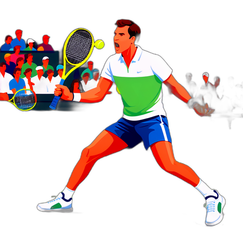 Ben Shelton im Tennis-Moment