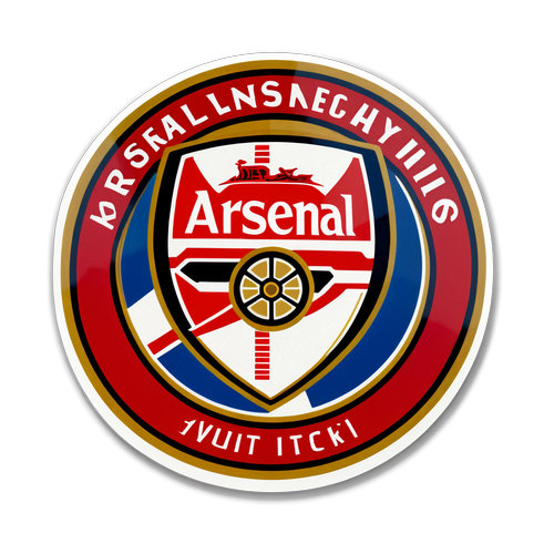 Desain Stiker Elegan untuk Arsenal vs Ipswich