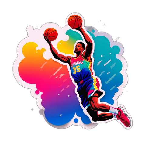 Sticker ng Dunking na si Franz Wagner