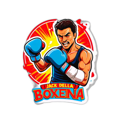 Autocollant dynamique de Jack Della Maddalena