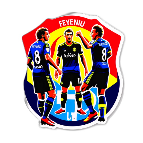 Pemain Feyenoord dan Fenerbahçe Berhadapan