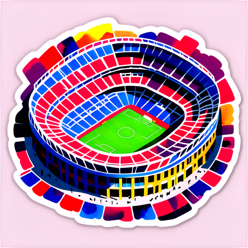 Stiker Stadium Camp Nou