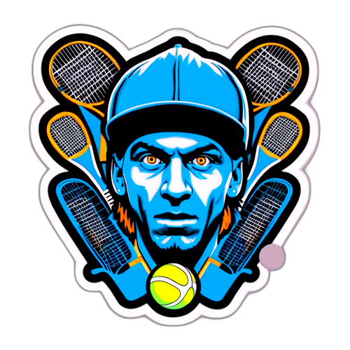 Inspirasyonal na Sticker ni Jannik Sinner