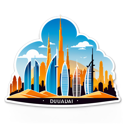 Bangkitkan Semangat Dubai! Sticker Menakjubkan yang Menggabungkan Keindahan Modern dan Tradisional!