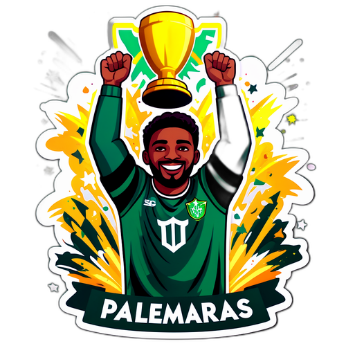 Palmeiras Levantando o Troféu