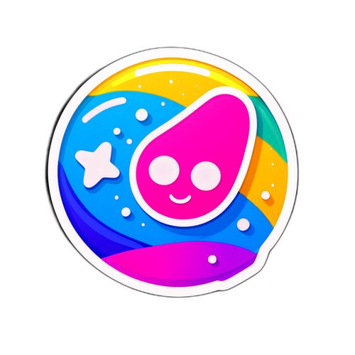 리플 관련 캐치프레이즈 스티커