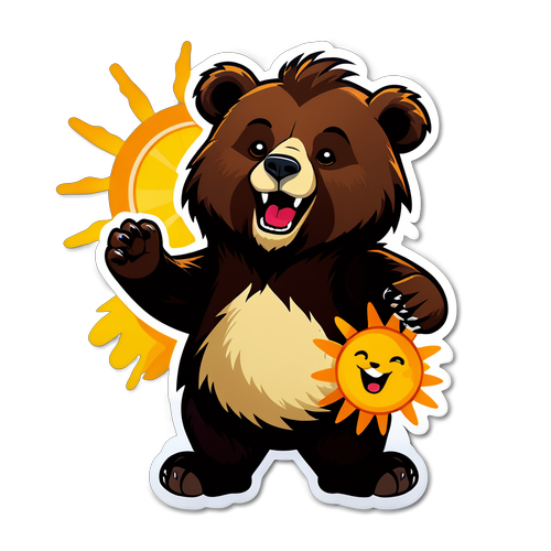 Bears at vs Suns Sticker