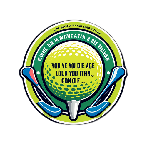 Motiverende golfklistremerke