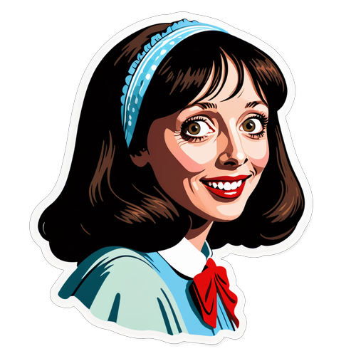 Kenangan Abadi: Stiker Vintage Shelley Duvall yang Memikat Hati dan Menggugah Nostalgia!