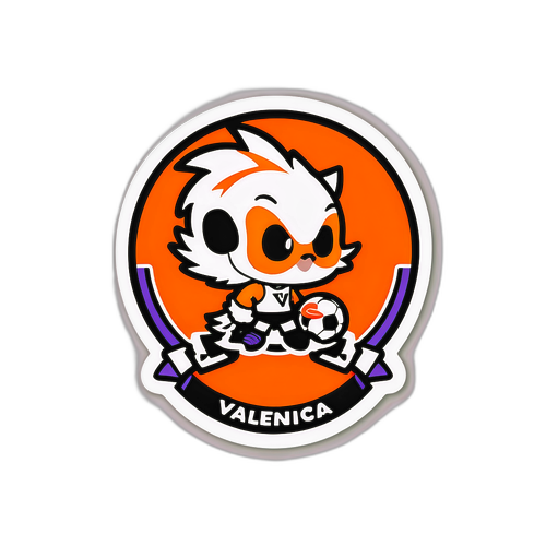 Stiker Sporty Valencia CF