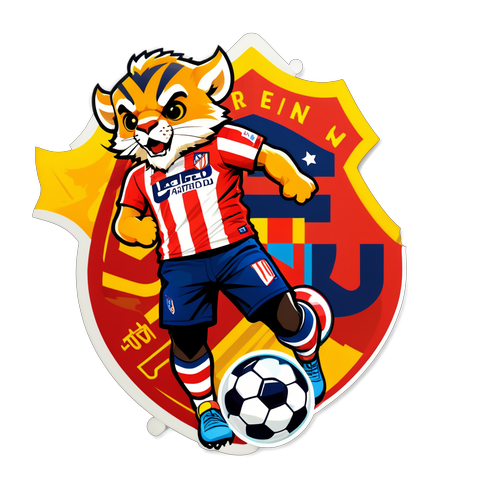 Rugilah dengan Semangat! Stiker Feroz Atlético Madrid yang Patut Dimiliki Setiap Pemain Bola!