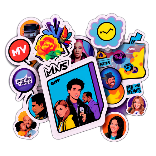 Tulostettavat tarrat MTV Newsin tärkeimmistä hetkistä