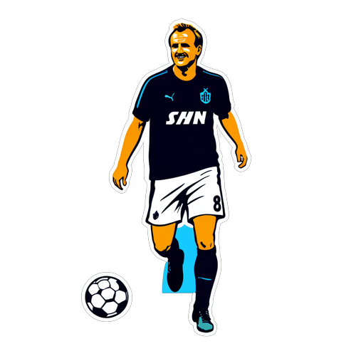 Sticker von Didi Hamann als retro Grafik