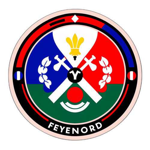 Feyenoord csapatlogó kreatív megközelítése