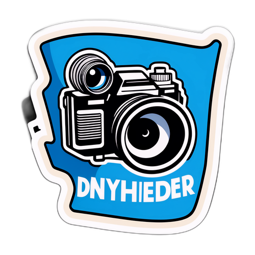 DR Nyheder Logo Sticker Design