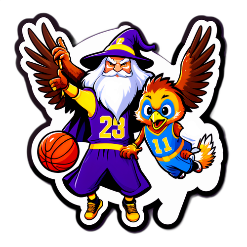 Eksena ng Kompetitibong Basketball kasama ang Wizard at Hawk