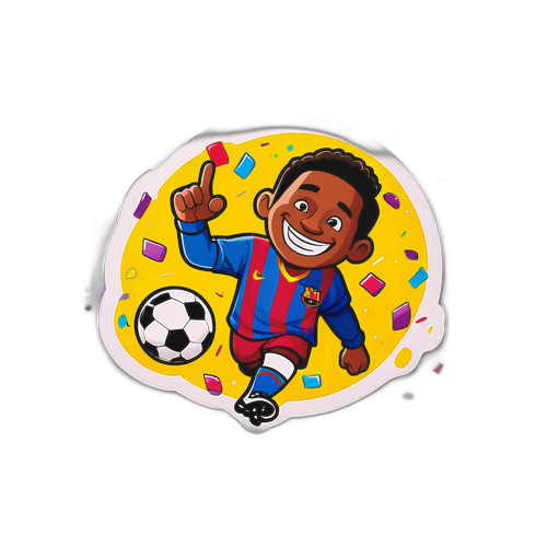 כדורגלן שמח