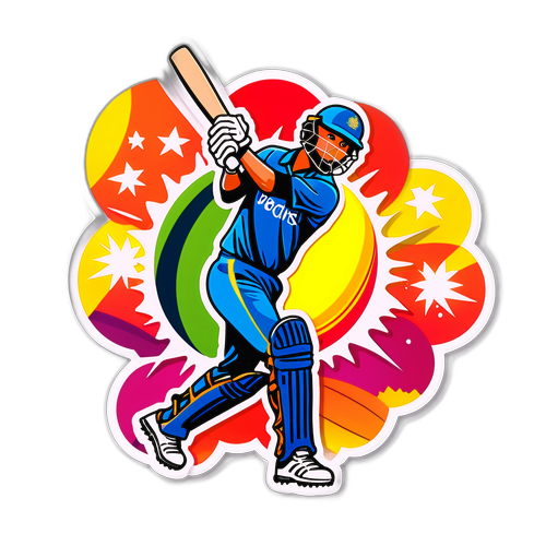 Sticker ya ODI ya Kriketi
