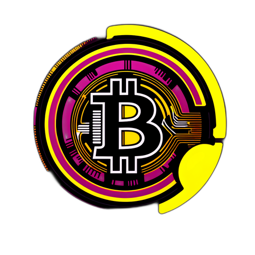 Modern Bitcoin Kurs Klistermärke