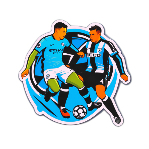 曼城與紐卡斯爾比賽插圖