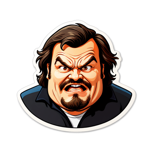 Der Verrückteste Sticker Von Jack Black: Ein Lachen Garantiert!