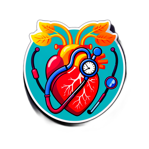 ब्लड प्रेशर का sticker