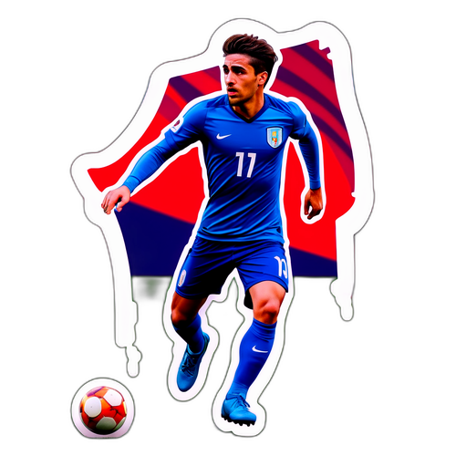 Portret piłkarza Isi Palazona w akcji