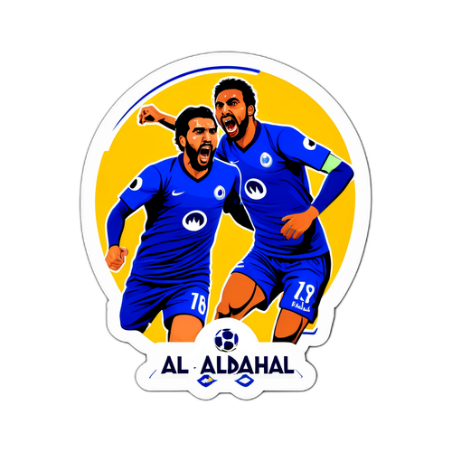 Sticker Pemain Al-Adalah vs Al-Hilal