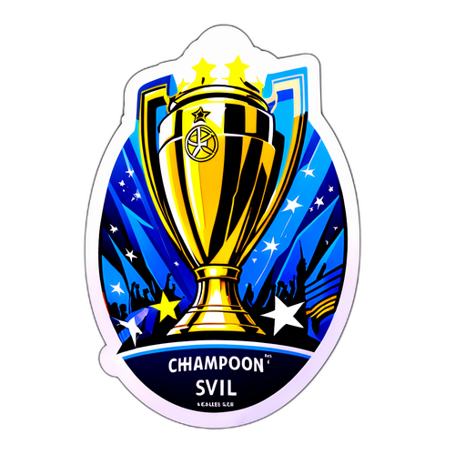 Sticker du Trophée de la Ligue des Champions