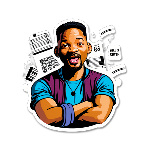 Inspirasyonal na Sticker ni Will Smith