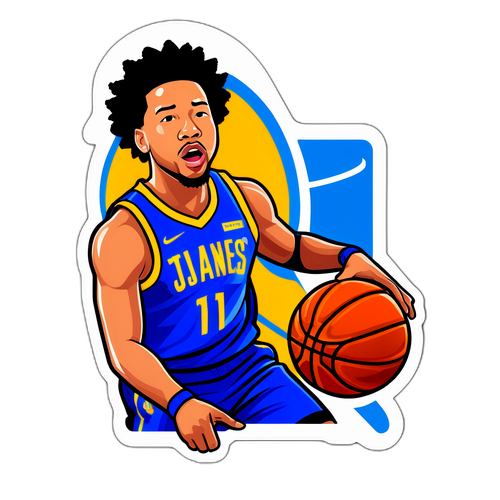 Bold na Sticker ni Jalen Brunson sa Korts