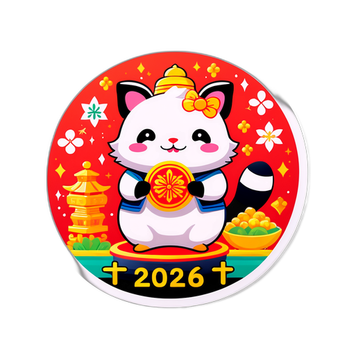 2026吉祥開端之問貼紙