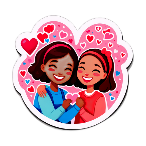 Sticker ya Siku ya Marafiki
