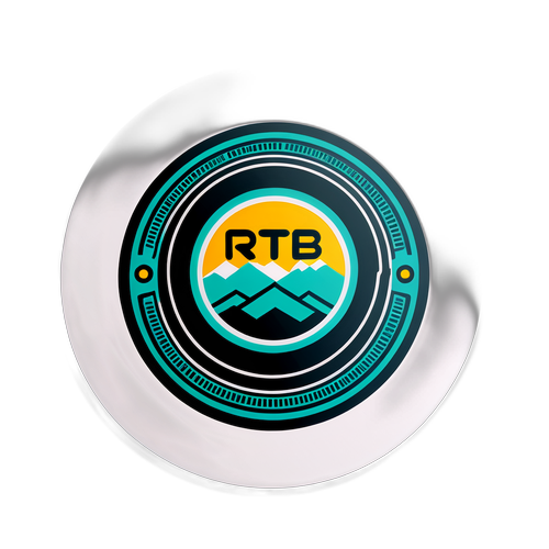 Classic RTBF Auvio Retro Logo Sticker