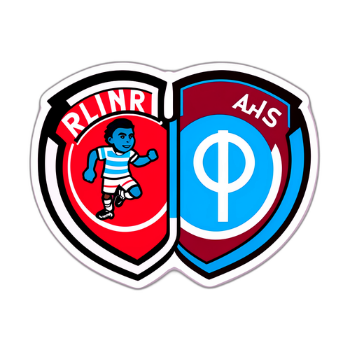 Rivalry Between Lanús and River Plate Sticker