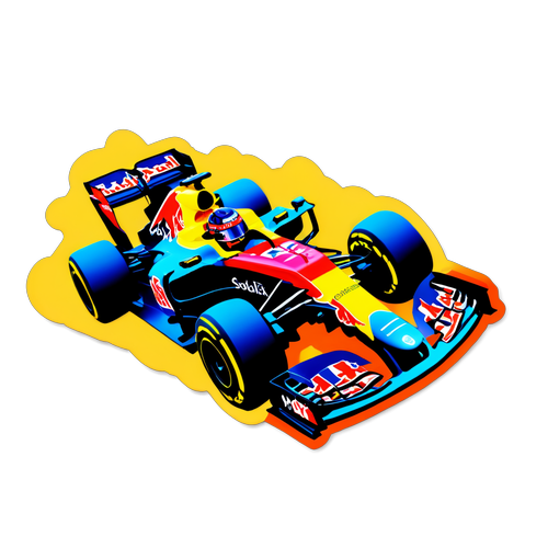 Dynamic wyścigowy Max Verstappen w barwach Holandii
