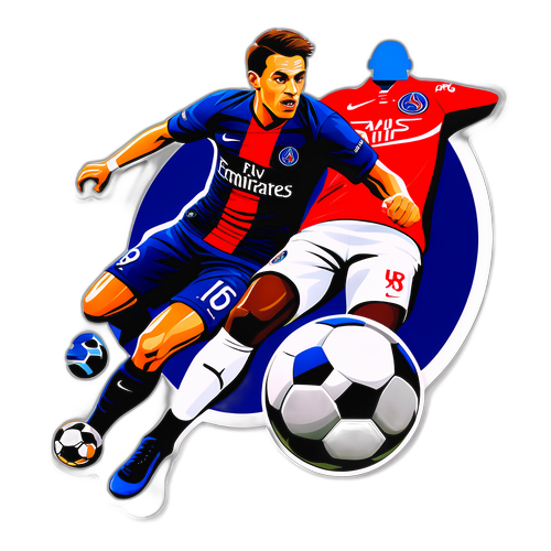 עיצוב מדבקה: מפגש Strasbourg נגד PSG