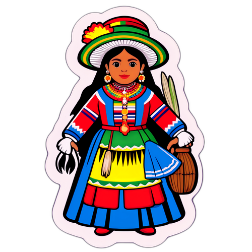 Δημιουργώντας μια εμβληματική εικόνα της Βολιβίας με παραδοσιακά έθιμα και τοπική ενδυμασία