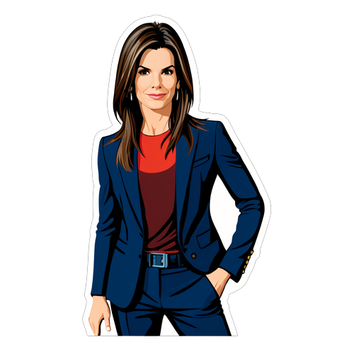 Sandra Bullock stílusos matrica