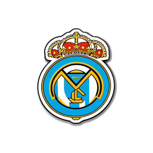 Stiker Logo Real Madrid