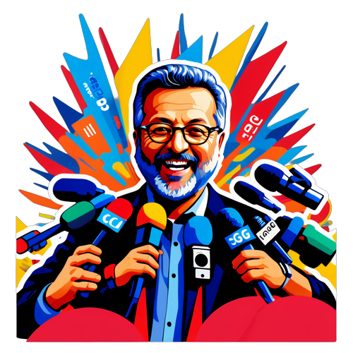 Basın Konferansındaki Enerjik Yağız Sabuncuoğlu