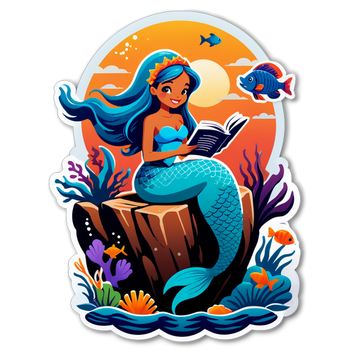 Whimsical Mermaid Reading